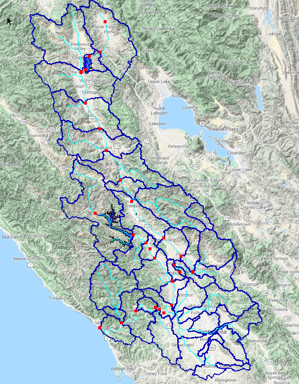 CAVI - Russian River Watershed after Map Layer Edits