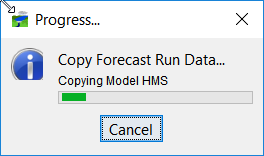New Forecast Creation Progress Bar