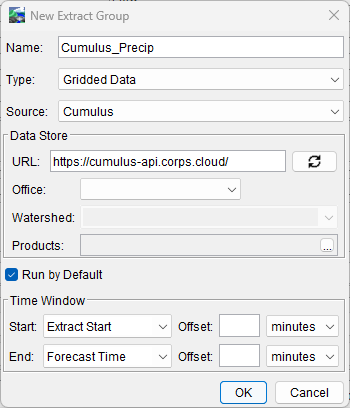 New Extract Group - Cumulus Precipitation
