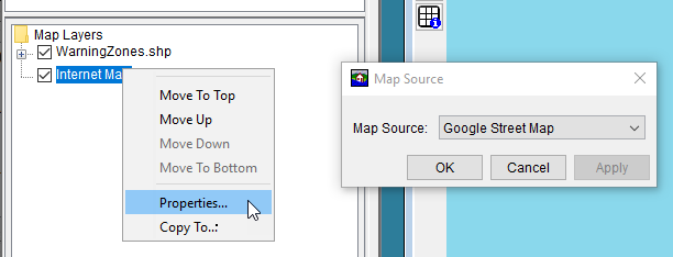 FIA Map Window
