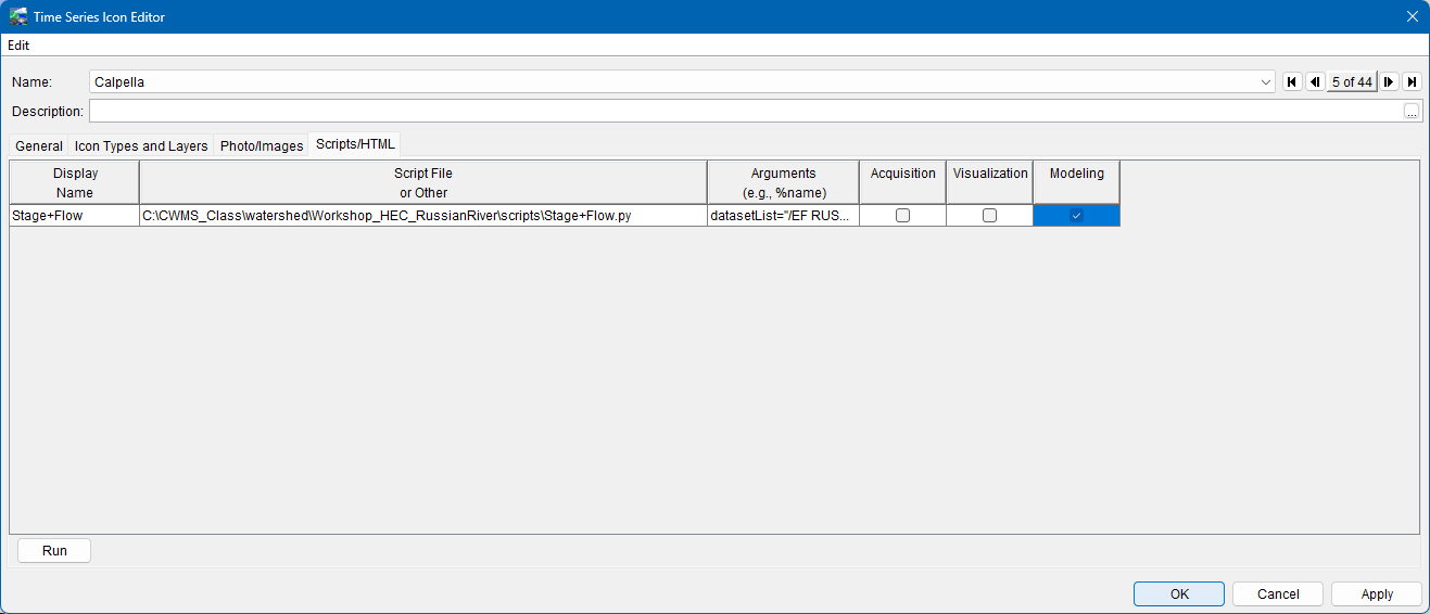 Time Series Icon Editor