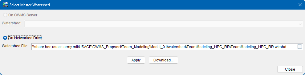 Select Master Watershed