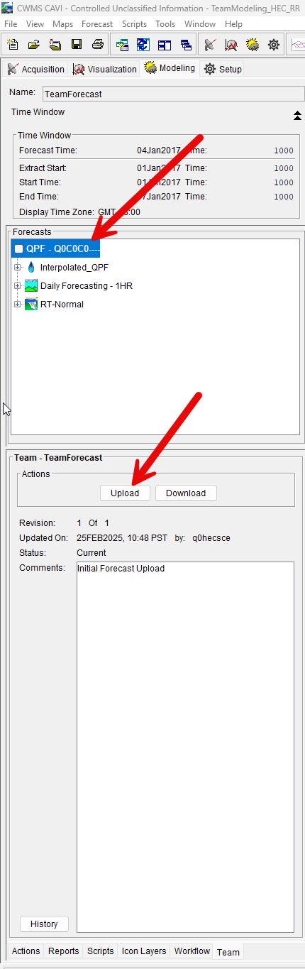 Modeling Tab - How to Upload a Forecast Modeling Tab - How to Upload a Forecast