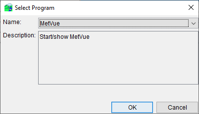 Select Program Dialog
