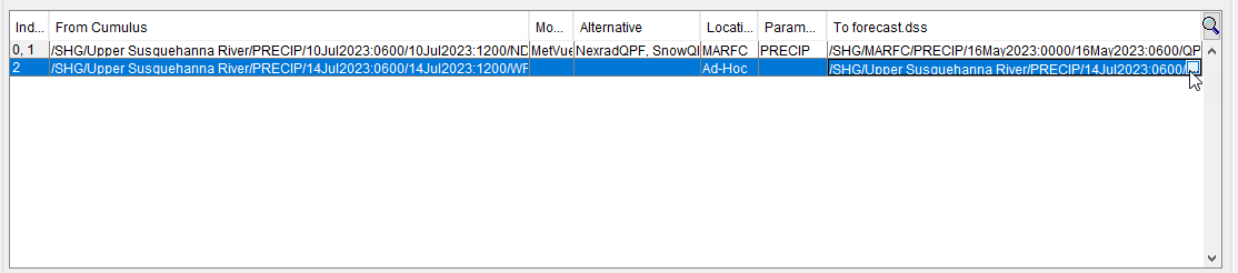 Extract Linking Table - Editing the HEC-DSS Pathname