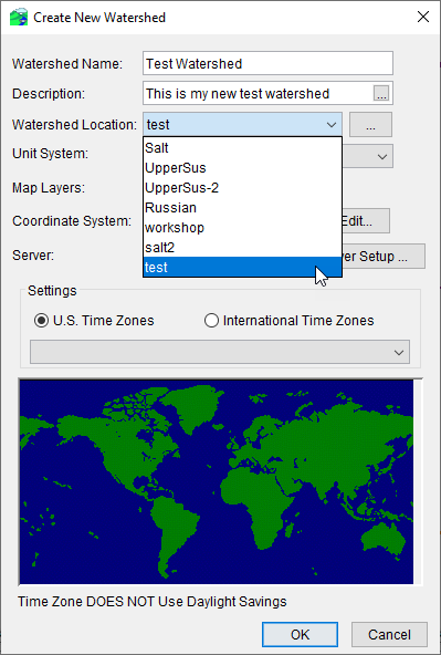 Selecting the New Watershed Location