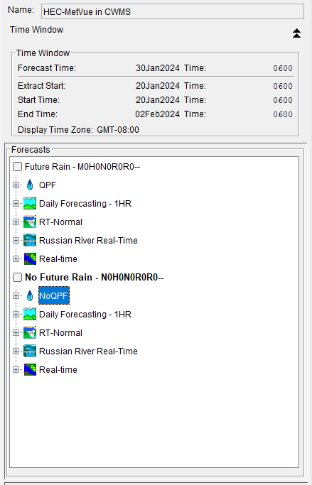Forecast Window