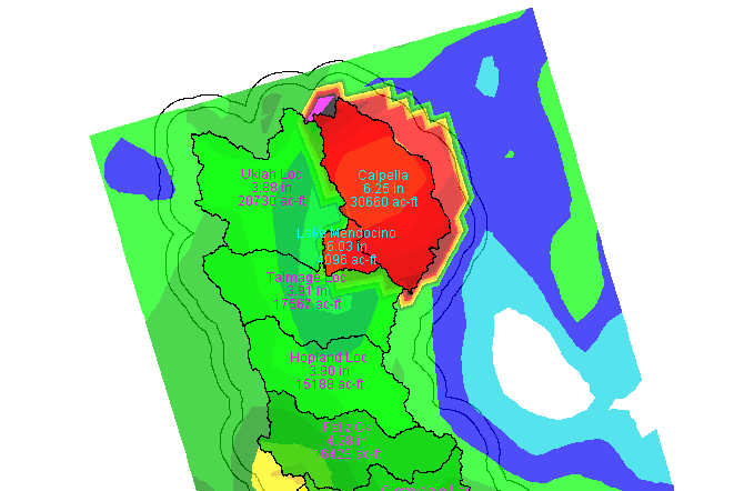 Modified Calpella Basin Average Map