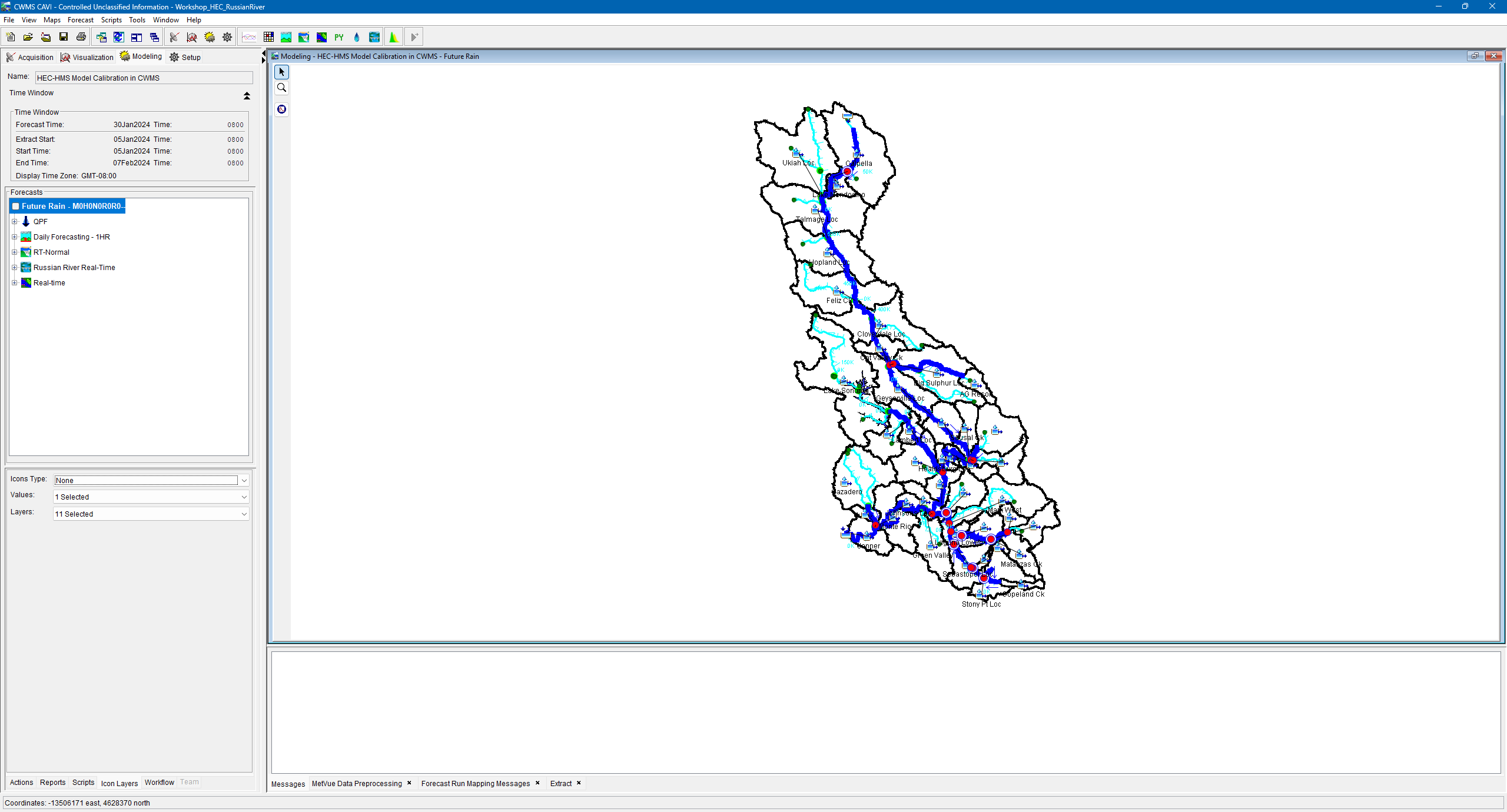 Modeling Map after Turning off Map Layers