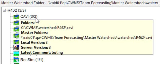 Figure 4 Synchronization Tree Node Tooltip