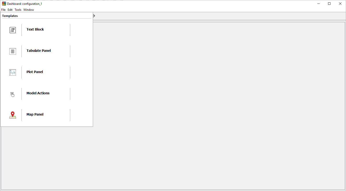 Figure 2: Widget Options