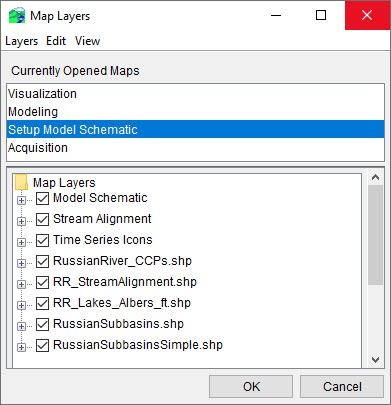 Map Layers Editor