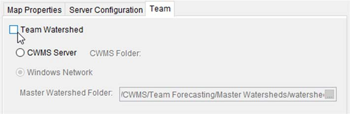 Team Forecast Option - Unchecked