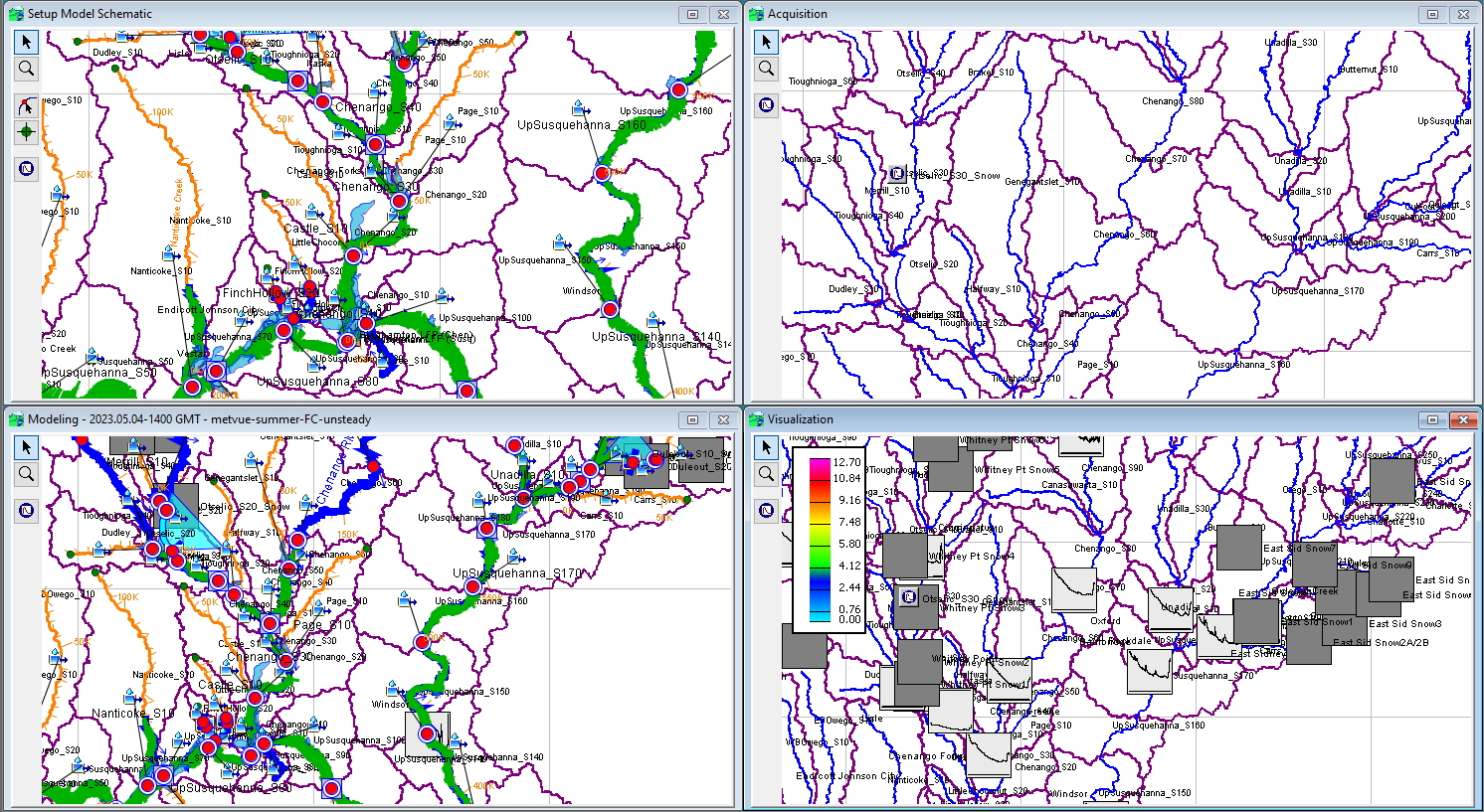 Map Windows for Each Module