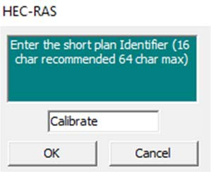 Plan Identifier Dialog