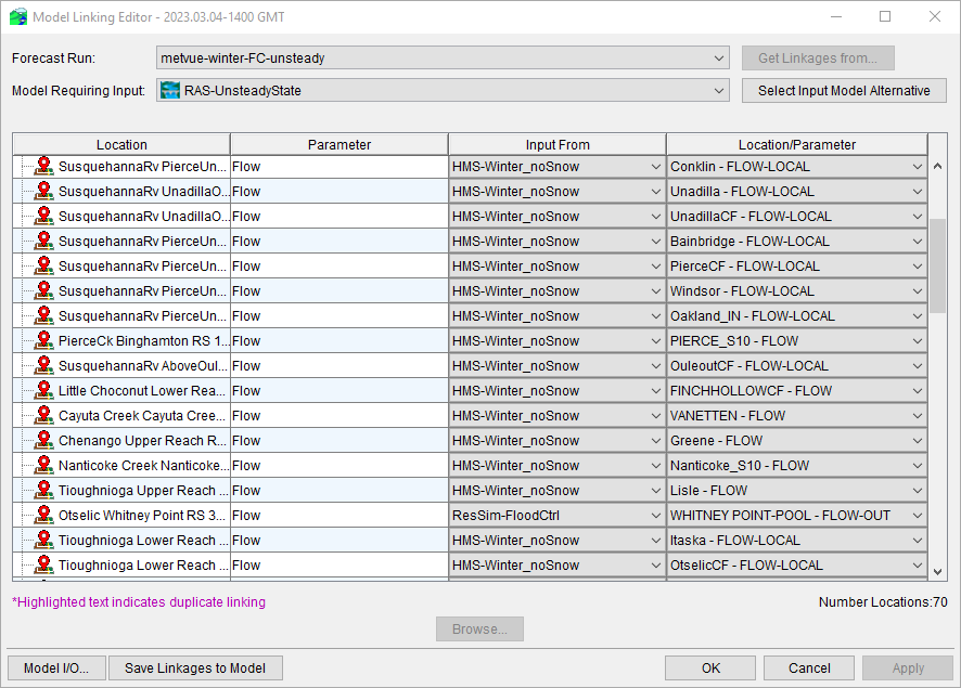 Model Linking Editor