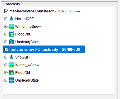 Forecast Run Details Window With Multiple Forecast Runs