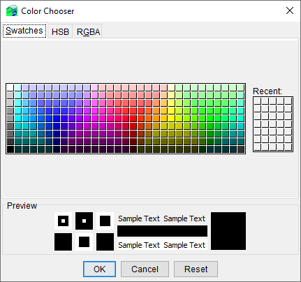 Color Chooser Dialog