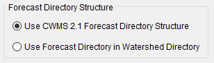 Forecast Directory Structure Options