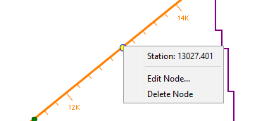 Stream Node Shortcut Menu