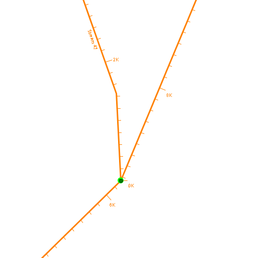 Example of a Stream Junction within a Stream Alignment
