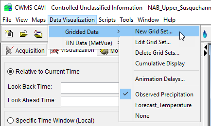 Gridded Data Layer Options