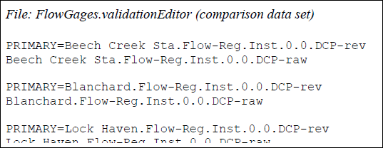 Validation List File - Comparison Dataset