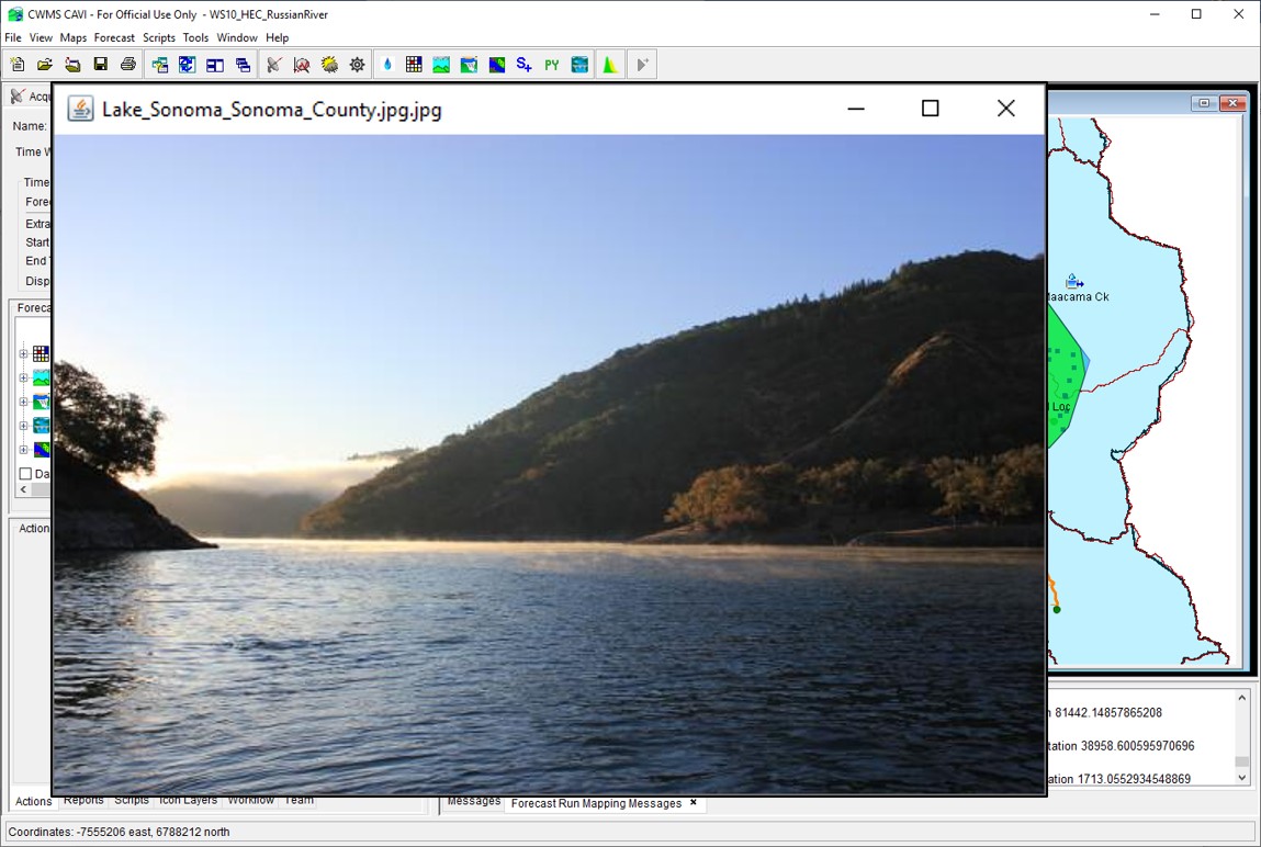 Viewing an Image from a Time Series Icon