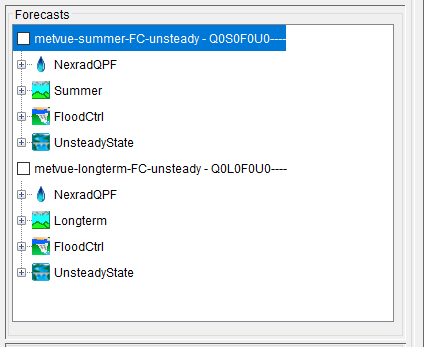 Forecast Run Details - Modeling Module