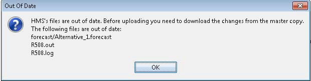 Out of Date Message
