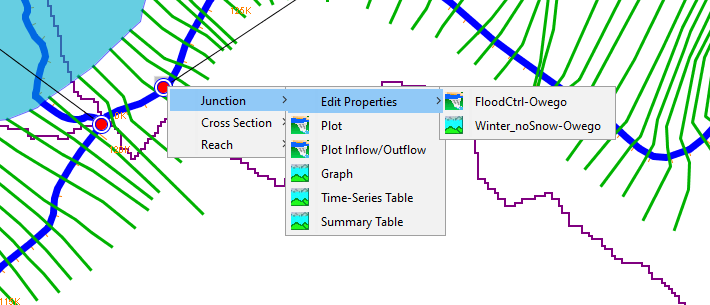 Shortcut Menu Options - Editing Model Element Properties Shortcut Menu Options - Editing Model Element Properties
