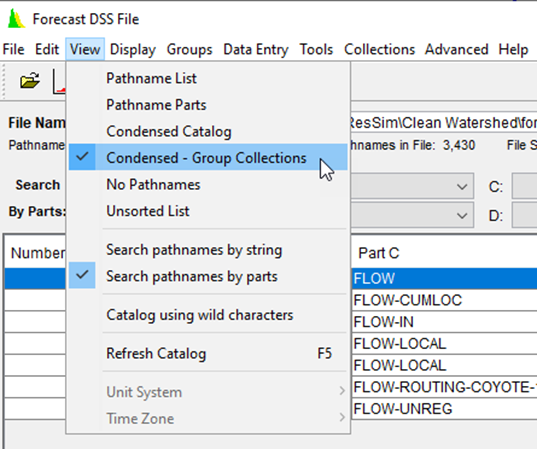 Condensed Group Collections View Menu Option Condensed Group Collections View Menu Option