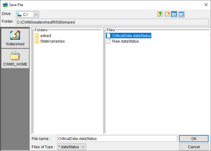 Save File Browser Window