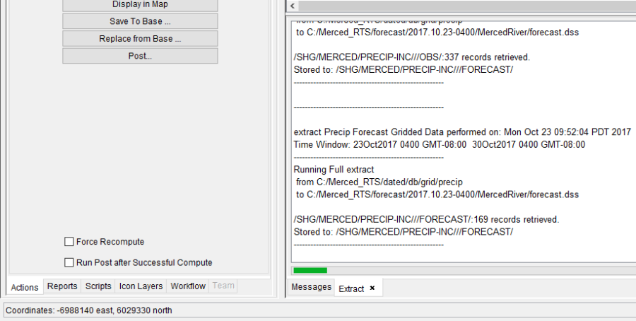 Extract Tab in the Messages Pane Extract Tab in the Messages Pane
