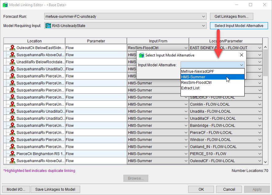 Model Linking Editor