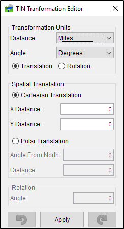 TIN Transformation Editor