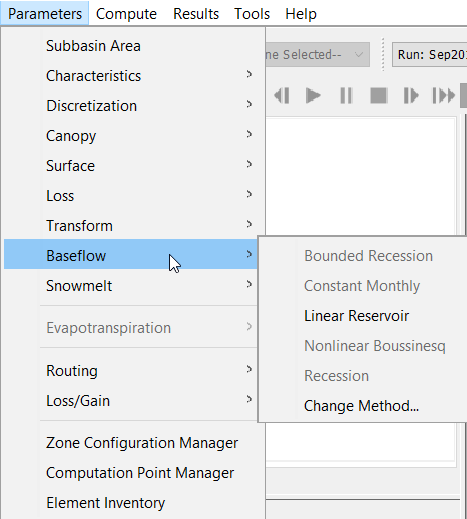 Accessing a Global Editor from a Parameters menu option Accessing a Global Editor from a Parameters menu option
