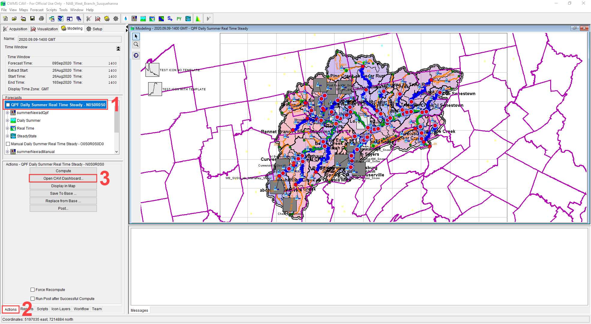 Figure 1: How to open CAVI Dashboard
