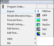 Figure 1 Import Menu Figure 1 Import Menu