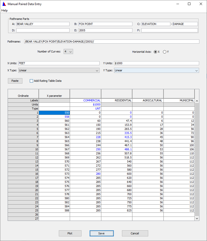 Manual Paired Data