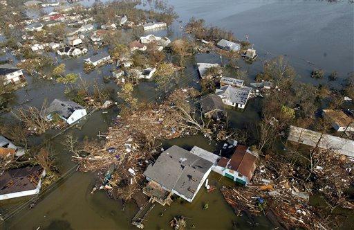 Photo three of three flooded towns