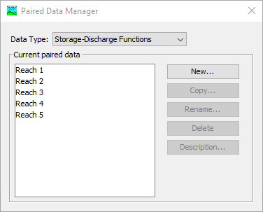 HEC-HMS Paired Data Manager