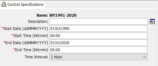 WY1991-2020 control specifications