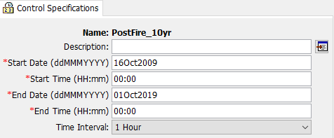 Postfire_10yr Control Specifications