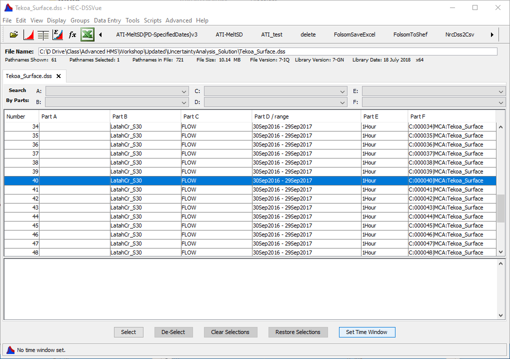 Tekoa Surface DSS File