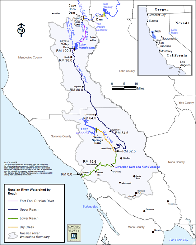 Figure 1. Russian River Basin