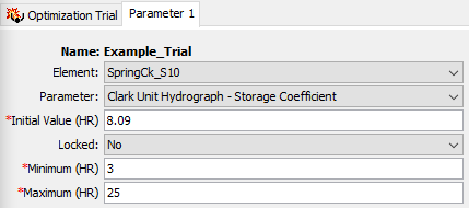 Edit the minimum and maximum values