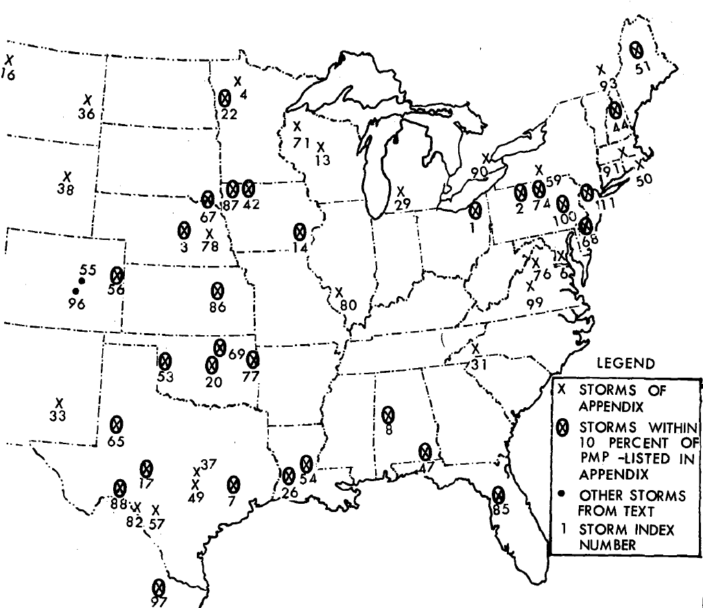 HMR51 Storm Locations Map