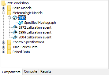 Watershed Explorer - PMP Met Model