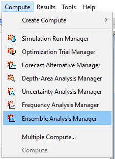 Ensemble Analysis Manager